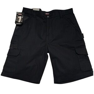 Genuine Dickies Mens Black Ripstop Cargo Work Shorts GR40ABK Size 34 NEW